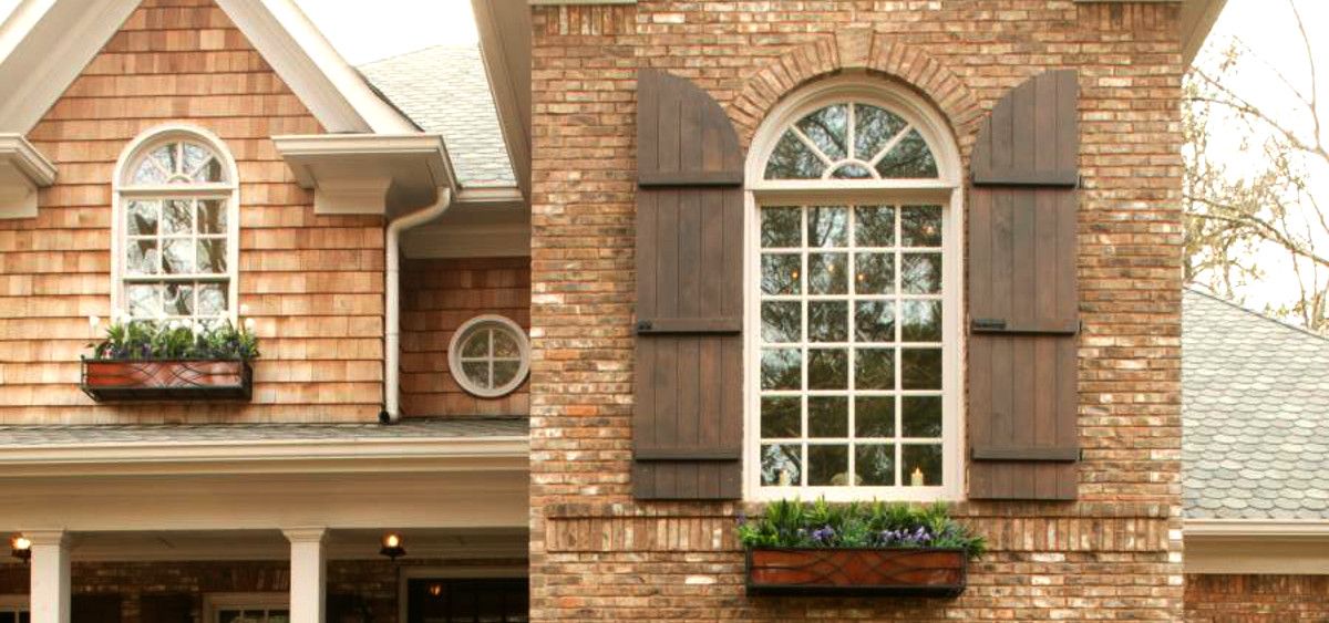 Board & Batten Arched Shutters