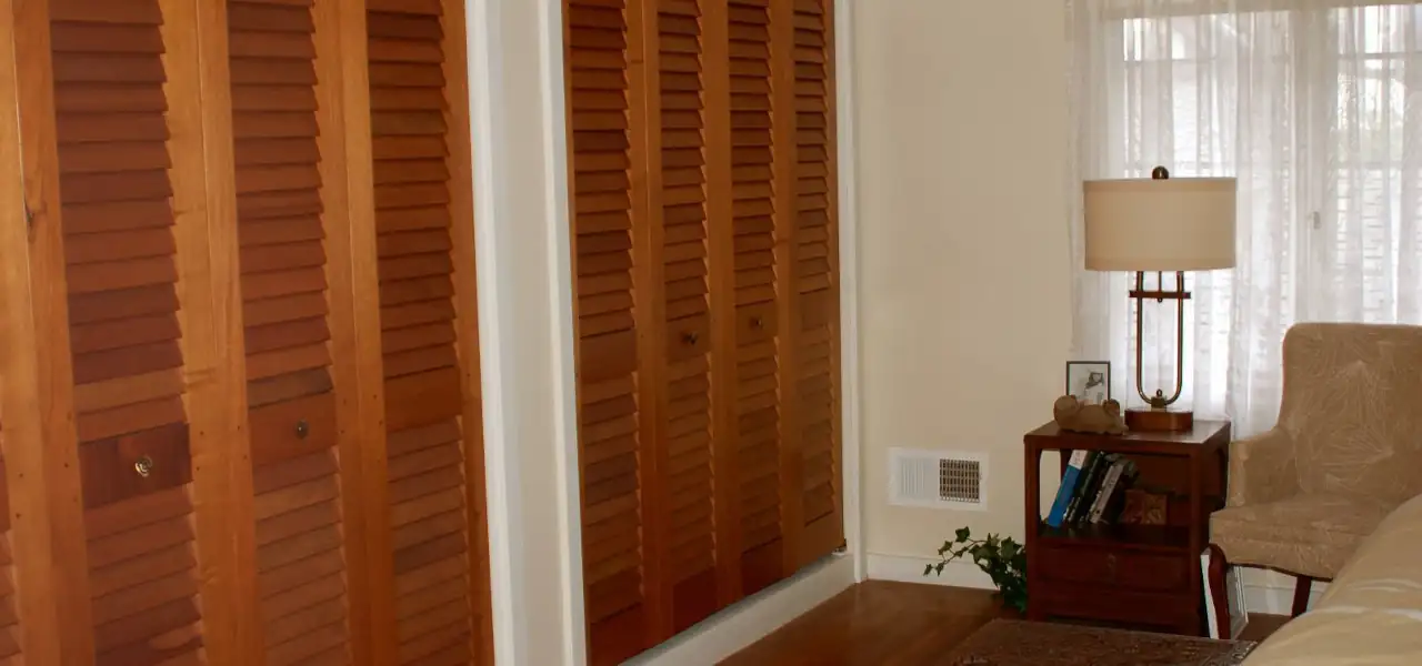 Tapered Louvered Closet Doors